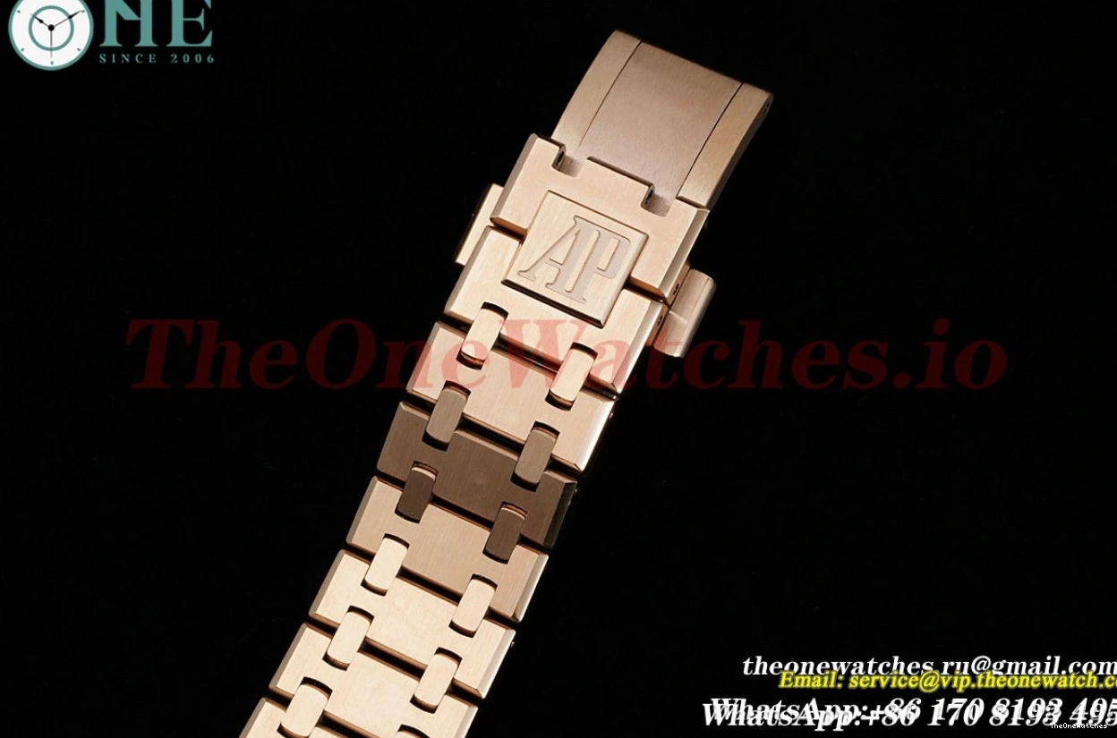 White JJF Diamond 33mm RG Swiss RG Qtz Oak Royal Ladies 0103
